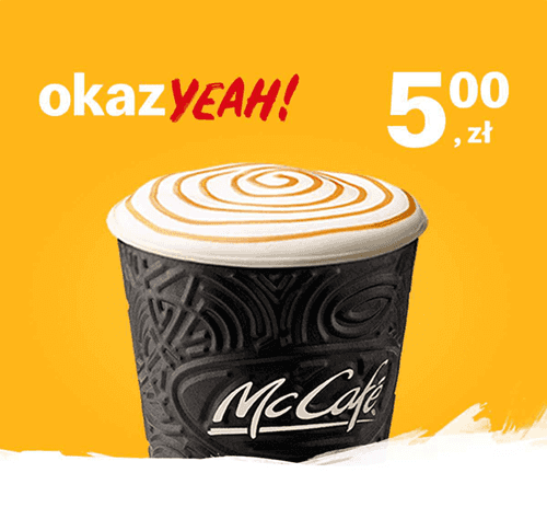 Kupon McDonald's - McCafé® Caramel Latte Macchiato 300 ml