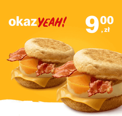 Kupon McDonald's - 2 x McMuffin®