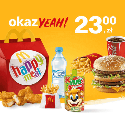 Kupon McDonald's - Happy Meal® + McZestaw