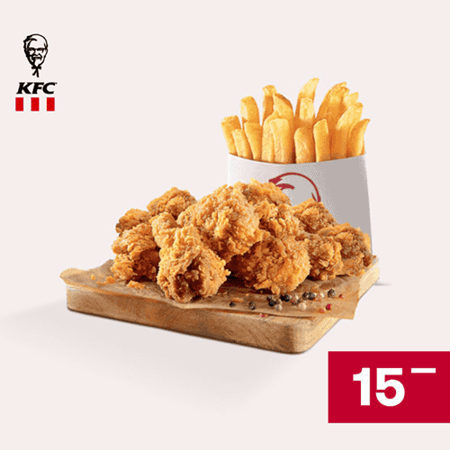 Kupon KFC - 10 Hot Wings + Frytki