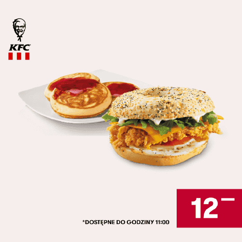 Kupon KFC - Bajgiel + Pancakes