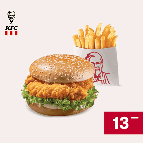 Kupon KFC - Zinger + Frytki
