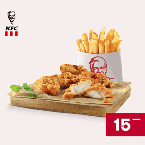 Kupon KFC - 6 Strips + Frytki