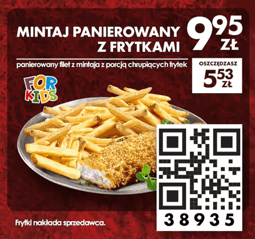 Kupon North Fish - Mintaj z frytkami