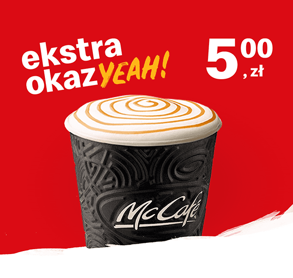 Kupon McDonald's - McCafé® Caramel Latte Macchiato 300 ml