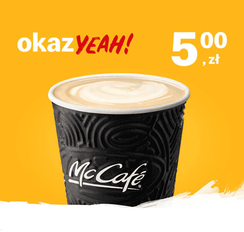 Kupon McDonald's - McCafé® Café Latte 300 ml