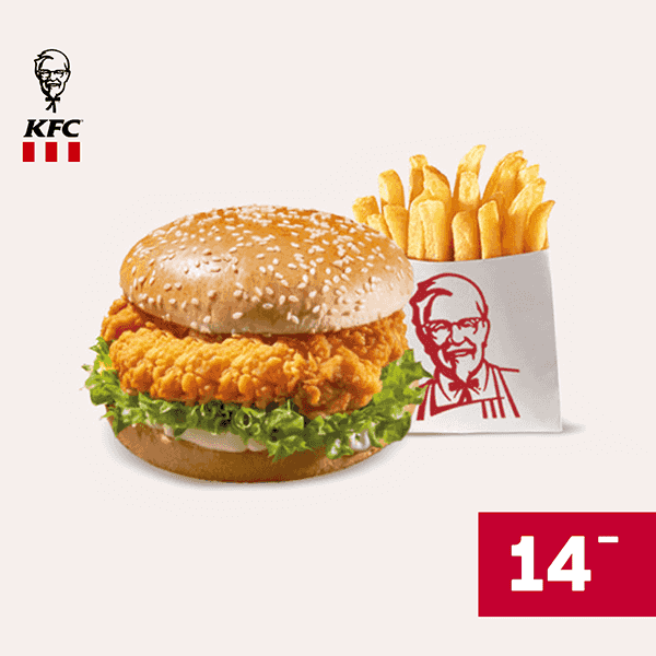 Kupon KFC - Zinger + Frytki