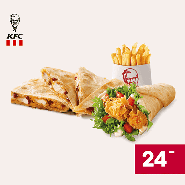 Kupon KFC - Qurrito + Twister + Frytki