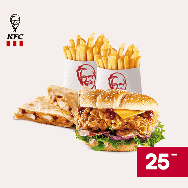 Kupon KFC - Qurrito + Grander + 2x Frytki