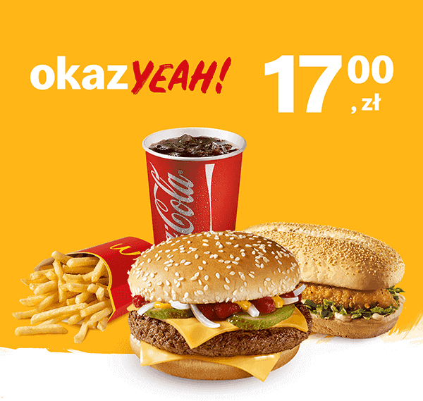 Kupon McDonald's - McZestaw McRoyal® + Chikker®