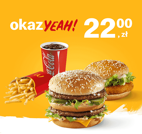 Kupon McDonald's - McZestaw Big Mac® + McChicken®