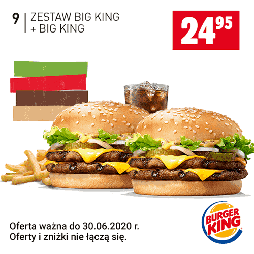 Kupon Burger King - Zestaw Big King + Big King