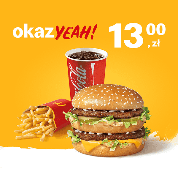Kupon McDonald's - McZestaw Big Mac®
