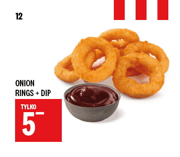 Kupon KFC - Onion Rings + Dip