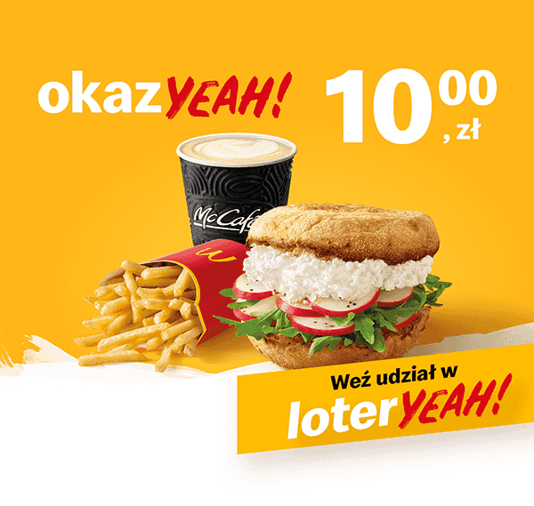 Kupon McDonald's - McZestaw McMuffin® Twarożek i Rzodkiewka