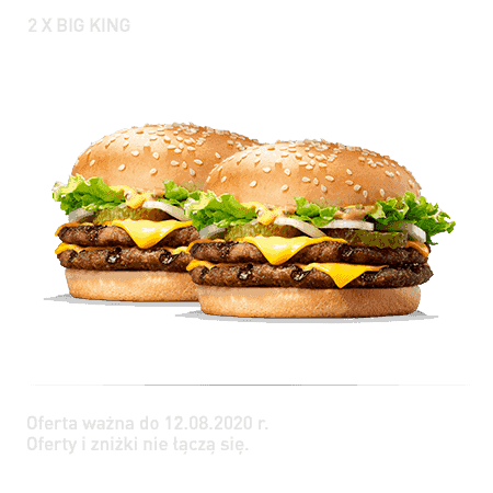 Kupon Burger King - 1 | 2x Big King