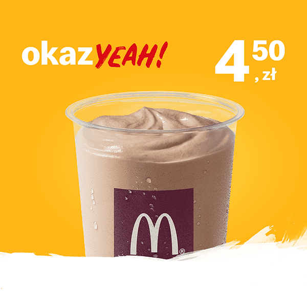Kupon McDonald's - Duży shake 400 ml