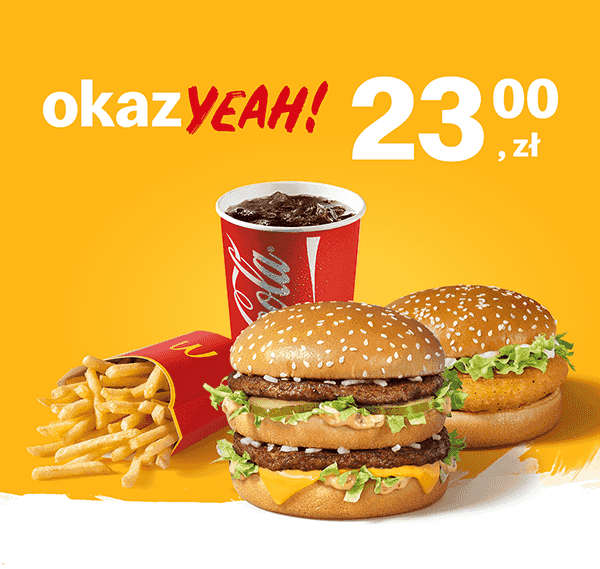 Kupon McDonald's - McZestaw Big Mac® + McChicken®