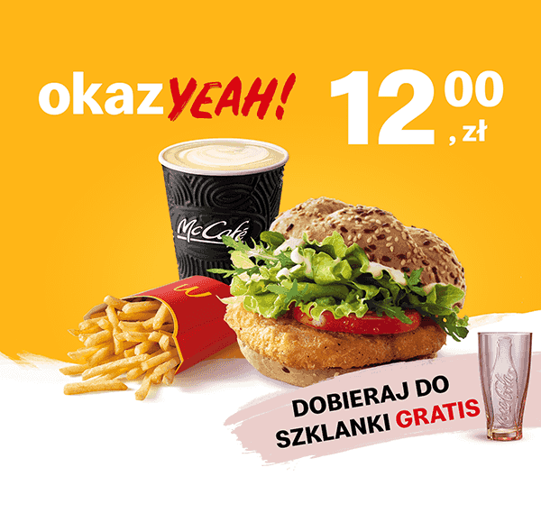 Kupon McDonald's - McZestaw Kajzerka