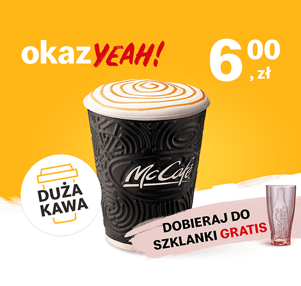 Kupon McDonald's - McCafé® Caramel Latte Macchiato 400 ml