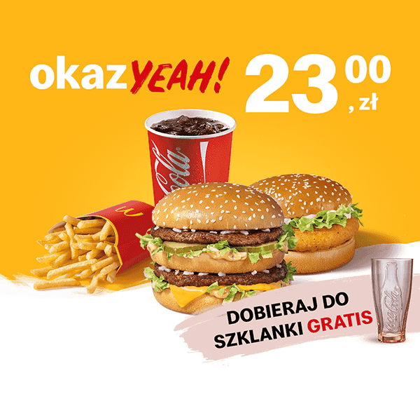 Kupon McDonald's - McZestaw Big Mac® + McChicken®