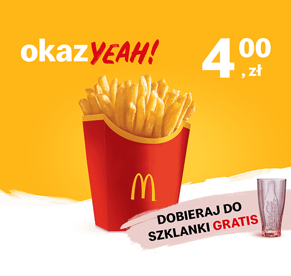 Kupon McDonald's - Średnie frytki