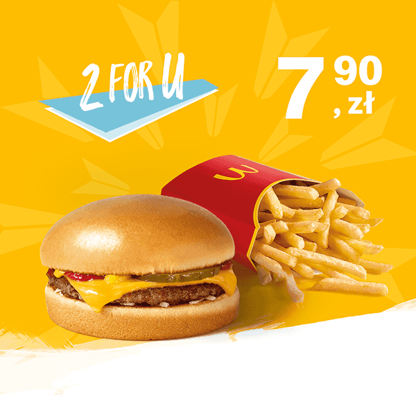 Kupon McDonald's - 2 for U Powiększone
