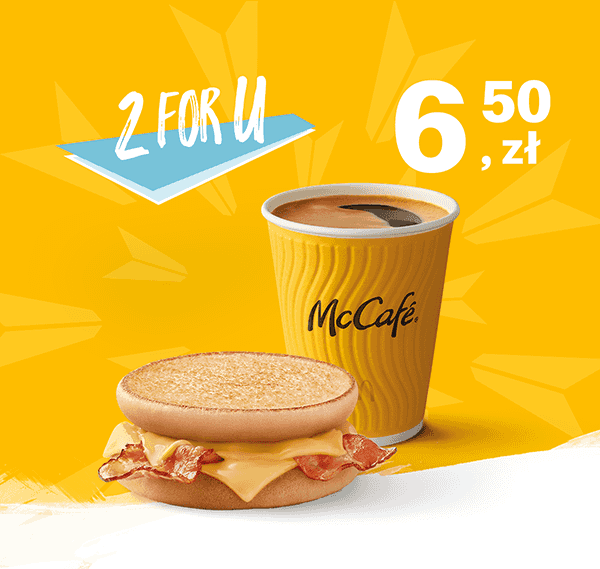 Kupon McDonald's - 2 for U Śniadaniowe