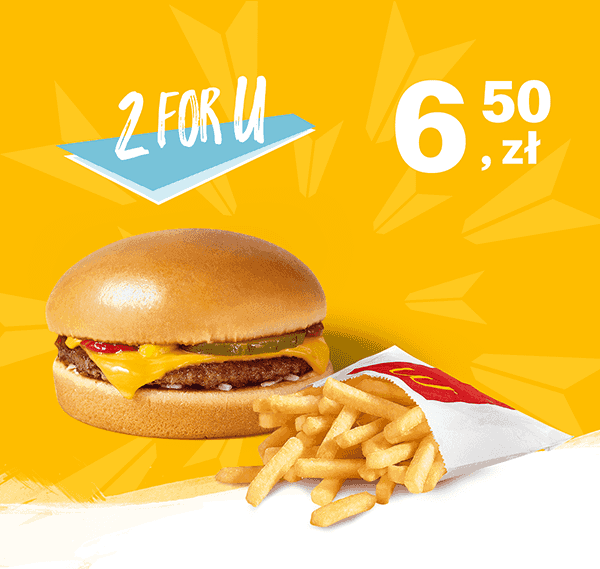 Kupon McDonald's - 2 for U