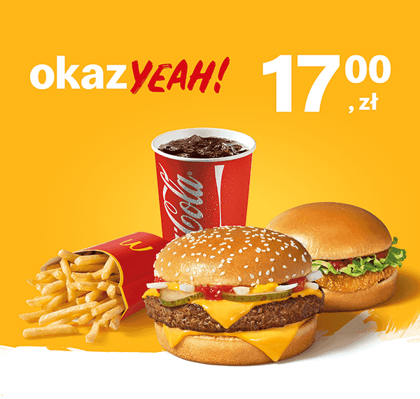 Kupon McDonald's - McZestaw McRoyal® + Kurczakburger