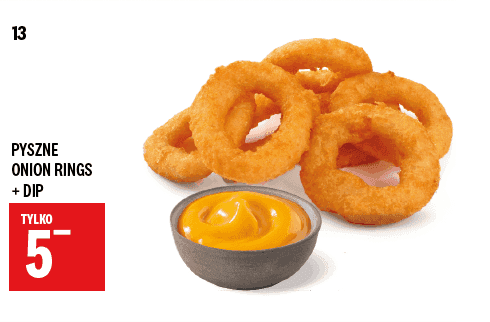 Kupon KFC - Onion Rings + Dip