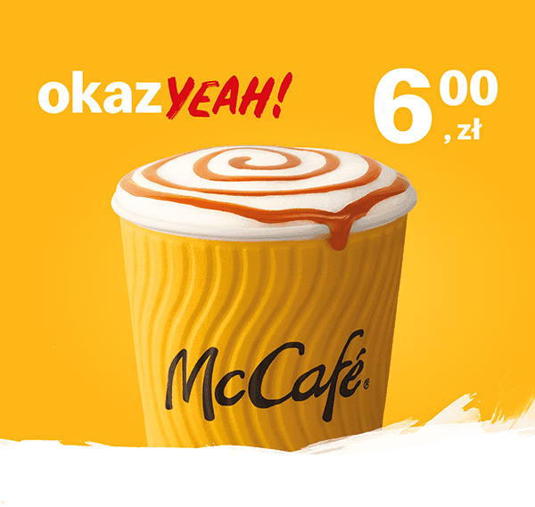 Kupon McDonald's - McCafé® Caramel Latte Macchiato 400 ml