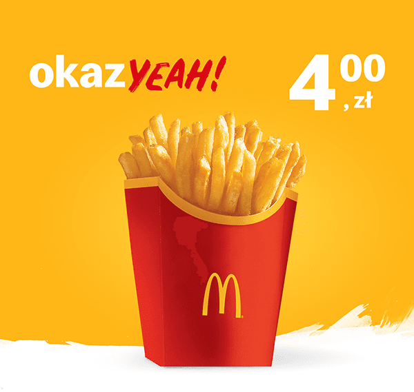 Kupon McDonald's - Średnie frytki