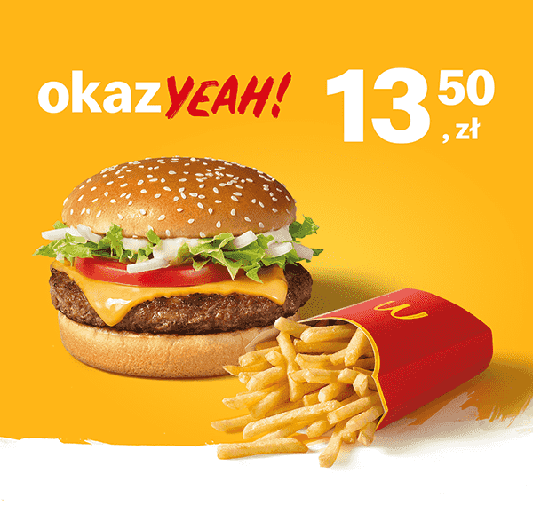 Kupon McDonald's - WieśMac® + Średnie frytki