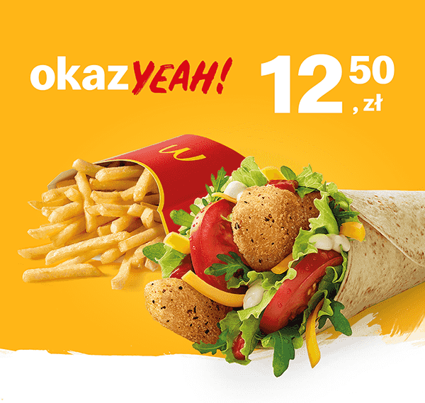 Kupon McDonald's - McWrap® + Średnie frytki