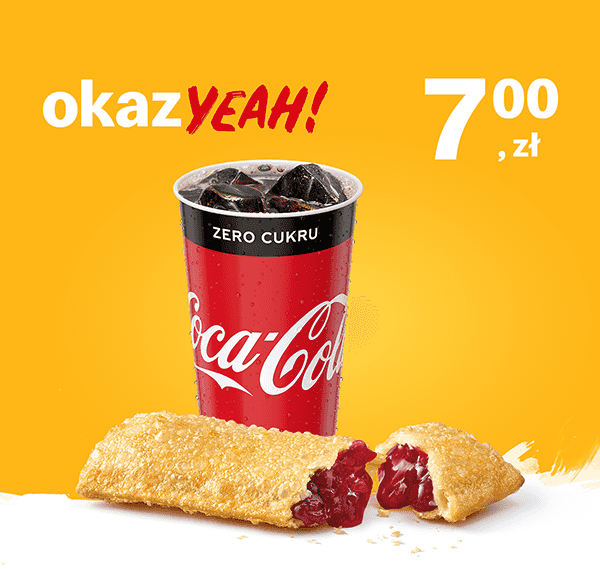 Kupon McDonald's - Ciastko + napój