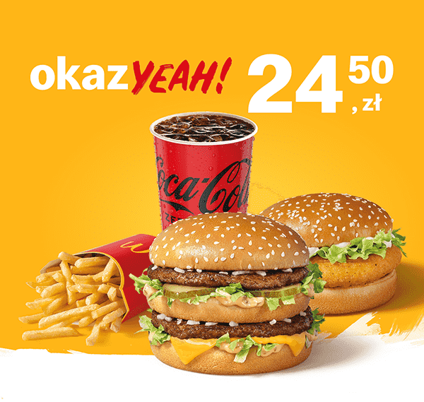 Kupon McDonald's - McZestaw Big Mac® + McChicken®