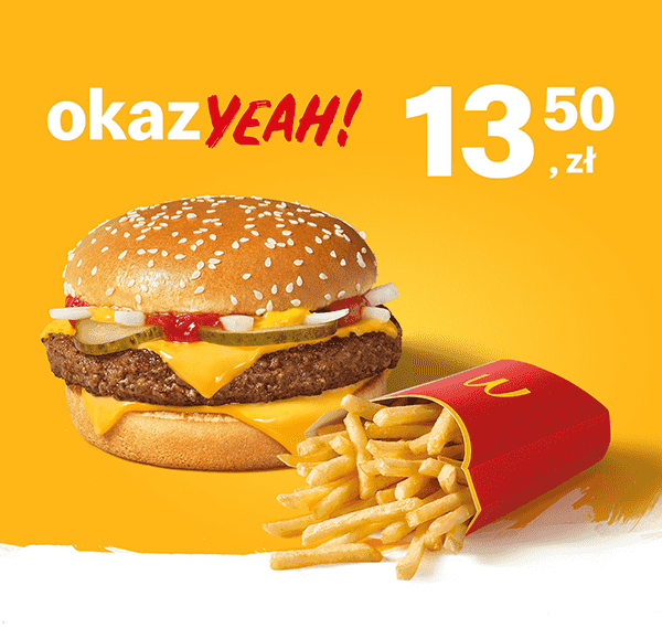 Kupon McDonald's - McRoyal® + Średnie frytki