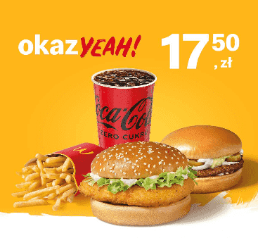 Kupon McDonald's - McZestaw McChicken® + Jalapeno burger