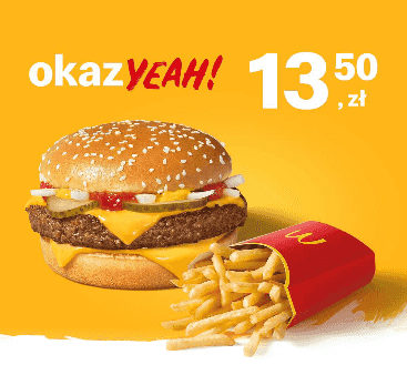 Kupon McDonald's - McRoyal® + Średnie frytki