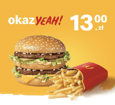 Kupon McDonald's - Big Mac® + Średnie frytki