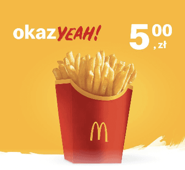 Kupon McDonald's - Średnie frytki