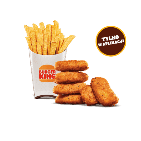 Kupon Burger King - 8 | Plant-Based Nuggets 6 szt. + Duże Frytki