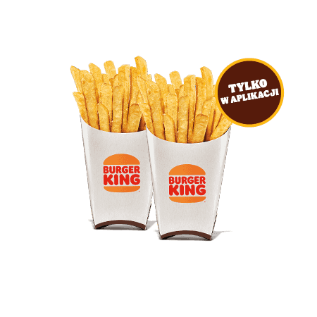 Kupon Burger King - 4 | 2x Duże Frytki w cenie 1