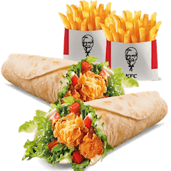 Kupon KFC - 2x Twister, 2x Frytki