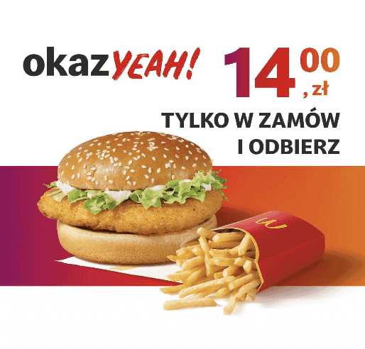 Kupon McDonald's - McChicken® + średnie frytki
