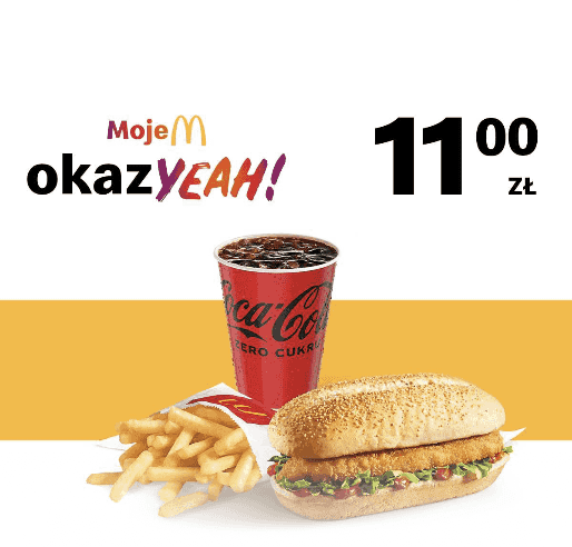 Kupon McDonald's - Red Chikker + małe frytki + mały napój