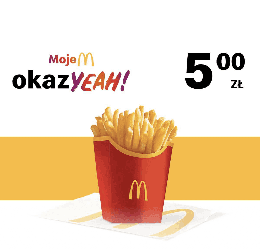 Kupon McDonald's - McWrap klasyczny + średnie frytki