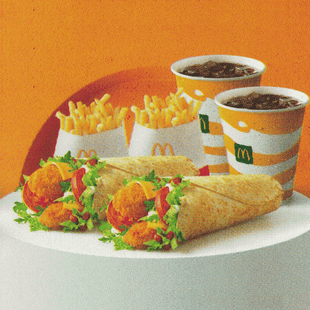 Kupon McDonald's - 7 | 2 x (McWrap® Klasyczny + małe frytki + mały napój)
